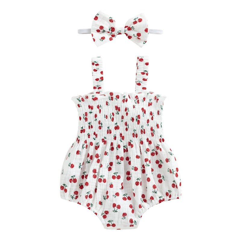 Baby Lilo Cotton Linen Baby Summer Romper Set
