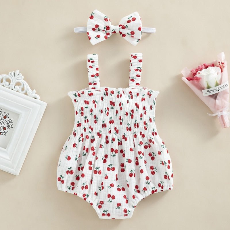 Baby Lilo Cotton Linen Baby Summer Romper Set