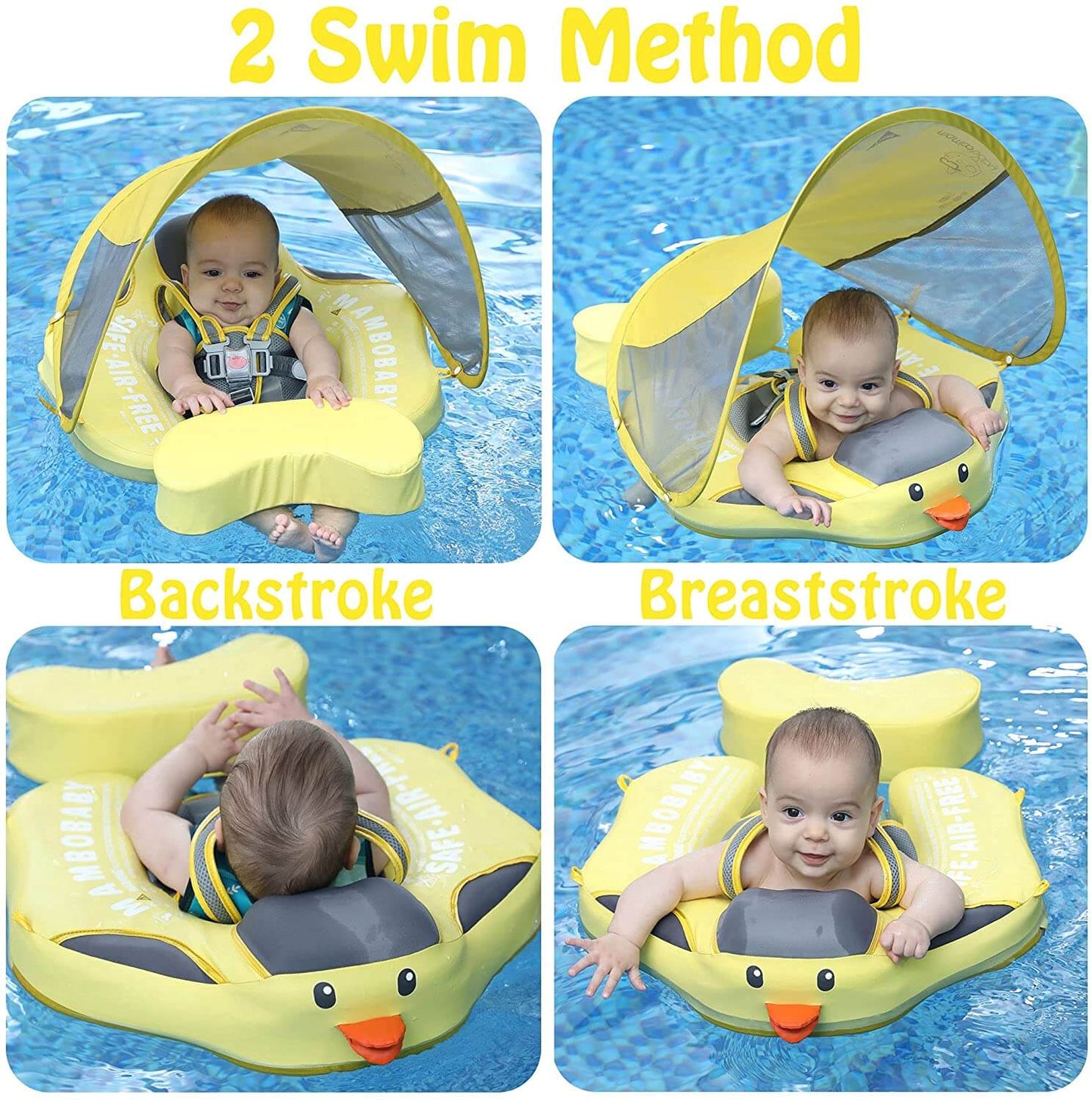 Baby Swim Duck Float with Canopy