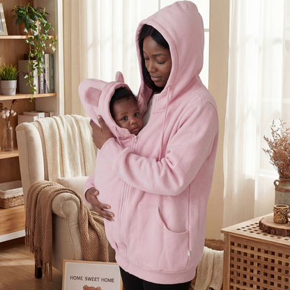 3-in-1 Maternity and Babywearing Fleece Jacket