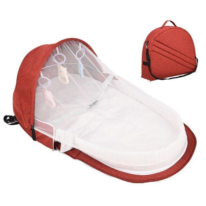 Foldable Travel Bassinet with Mosquito Net